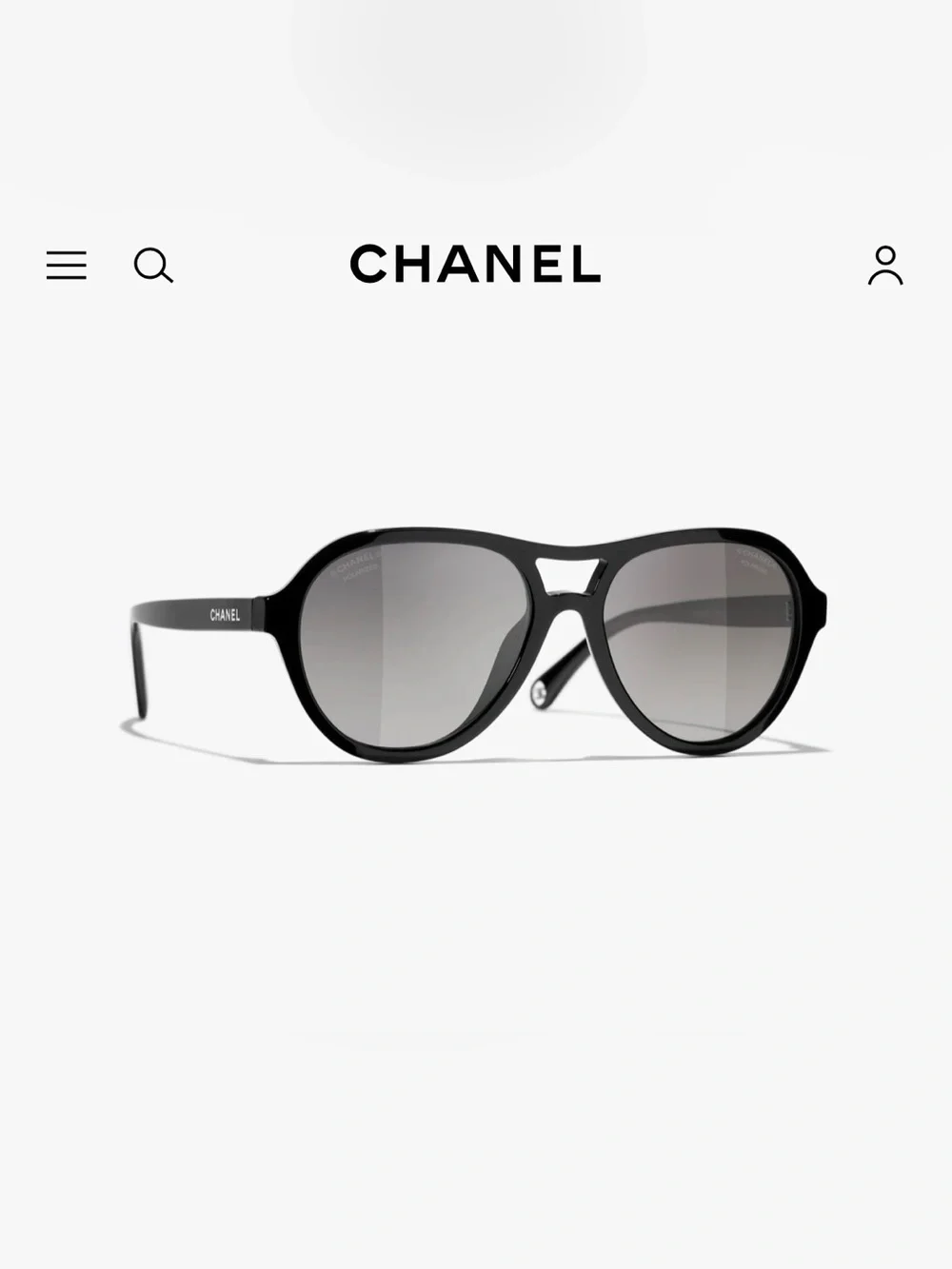 CHANEL Pilot Sunglasses